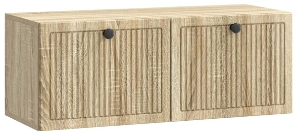 Fali TV szekrény Sonoma Tölgy 78,5 x 31 x 30 cm Szerelt Fa