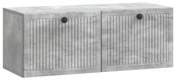 Fali TV szekrény Betonszürke 78,5 x 31 x 30 cm Szerelt Fa