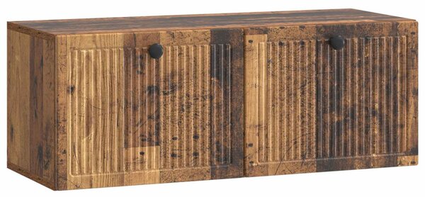 Fali TV szekrény Antik Fa 78,5 x 31 x 30 cm Szerelt Fa