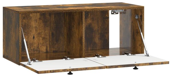 Fali TV szekrény Füstös Tölgy 78,5 x 31 x 30 cm Szerelt Fa