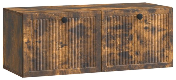 Fali TV szekrény Füstös Tölgy 78,5 x 31 x 30 cm Szerelt Fa