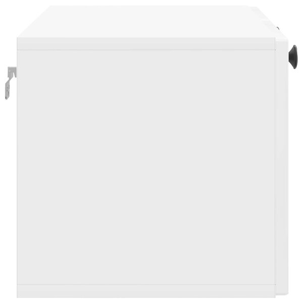 Fali TV szekrény Magasfényű Fehér 78,5 x 31 x 30 cm Szerelt Fa
