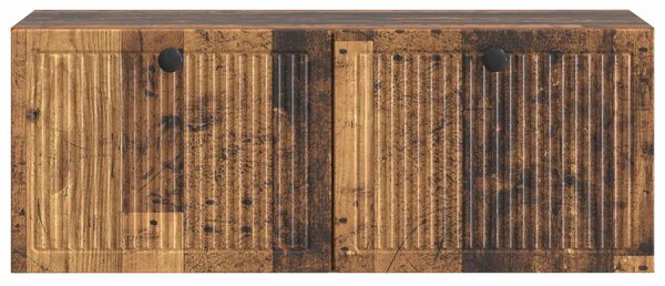 Fali TV szekrény Antik Fa 78,5 x 31 x 30 cm Szerelt Fa