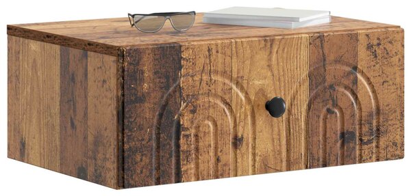 Fali éjjeli szekrény 2 db Antik Fa 49 x 34,5 x 20 cm Szerelt Fa