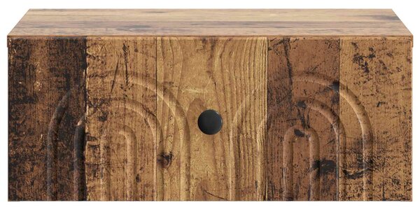 Fali éjjeli szekrény 2 db Antik Fa 49 x 34,5 x 20 cm Szerelt Fa