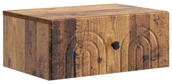 Fali éjjeli szekrény 2 db Antik Fa 49 x 34,5 x 20 cm Szerelt Fa