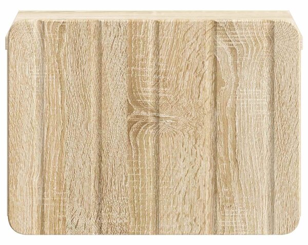 Fali éjjeli szekrény Sonoma Tölgy 33 x 34,5 x 24 cm Szerelt Fa