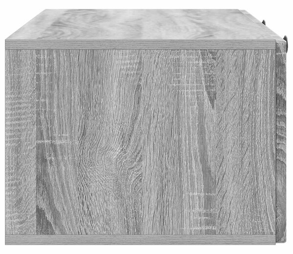 Fali TV szekrény Szürke Sonoma 99 x 41 x 30 cm Szerelt Fa