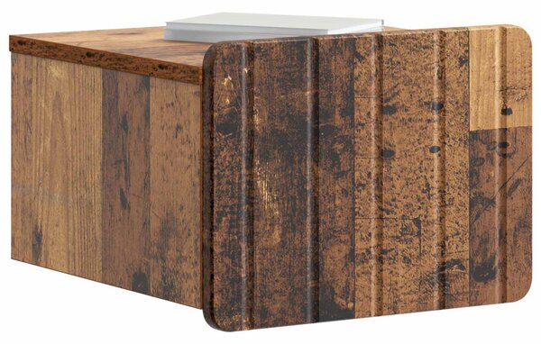 Fali éjjeli szekrény 2 db Antik Fa 33 x 34,5 x 24 cm Szerelt Fa