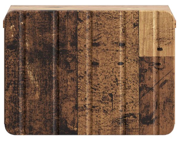 Fali éjjeli szekrény 2 db Antik Fa 33 x 34,5 x 24 cm Szerelt Fa