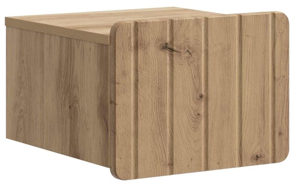 Fali éjjeli szekrény 2 db Kézműves Tölgy 33 x 34,5 x 24 cm