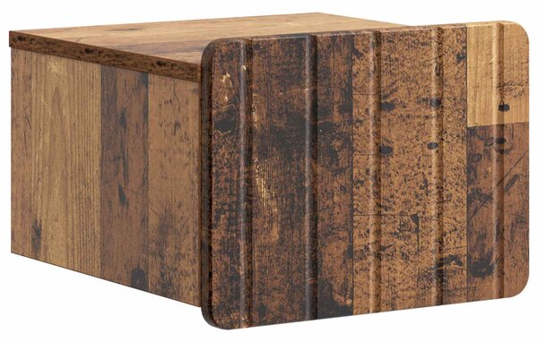 Fali éjjeli szekrény 2 db Antik Fa 33 x 34,5 x 24 cm Szerelt Fa