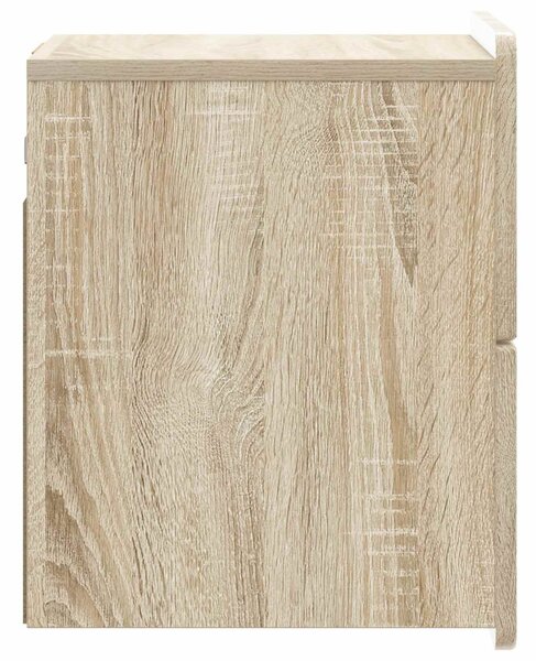 Fali éjjeli szekrény Sonoma Tölgy 33 x 34,5 x 43 cm Szerelt Fa