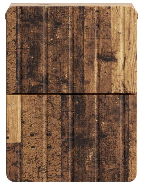 Fali éjjeli szekrény Antik Fa 33 x 34,5 x 43 cm Szerelt Fa
