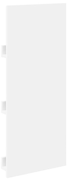 Magazin állvány polcokkal Fehér 43 x 11 x 102 cm Faanyag