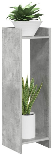 Növényállvány Beton Szürke 30 x 30 x 100 cm Mérnöki fa