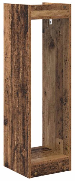 VidaXL Növényállvány 2 pcs Öreg fa 30 x 30 x 100 cm Mérnöki fa