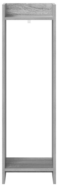 VidaXL Növényállvány 2 pcs Szürke Sonoma 30 x 30 x 100 cm Mérnöki fa