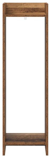 VidaXL Növényállvány 2 pcs Öreg fa 30 x 30 x 100 cm Mérnöki fa
