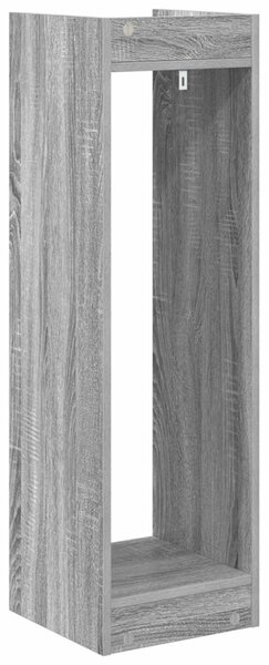 VidaXL Növényállvány 2 pcs Szürke Sonoma 30 x 30 x 100 cm Mérnöki fa