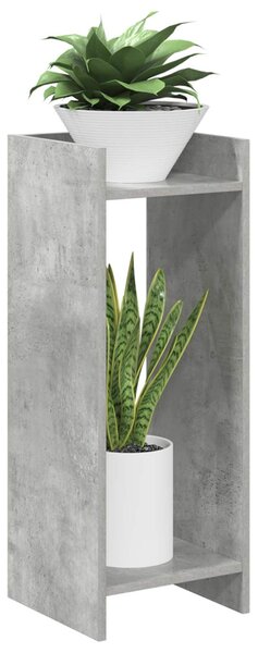 Növényállvány 2 db Beton Szürke 30 x 30 x 80 cm Mérnöki fa
