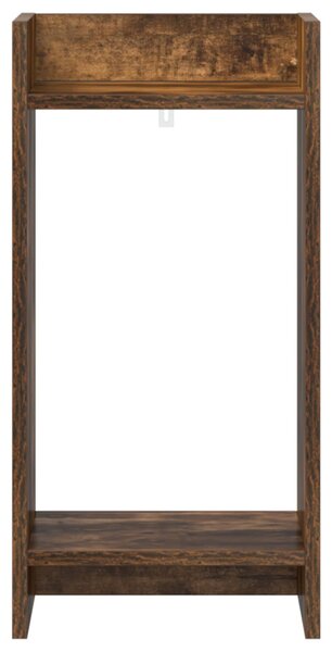 Növényállvány 2 db Füstölt Tölgy 30 x 30 x 60 cm Mérnöki fa
