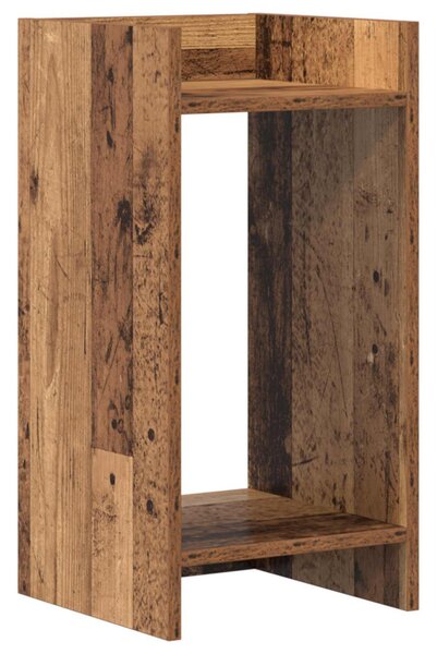 VidaXL Növényállvány 2 pcs Öreg fa 30 x 30 x 60 cm Mérnöki fa