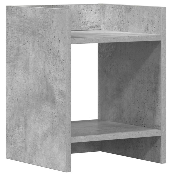 Növényállvány 2 db Beton Szürke 30 x 30 x 40 cm Mérnöki fa