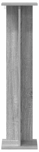 Növényállvány 2 db Szürke Sonoma 25 x 25,5 x 100,5 cm