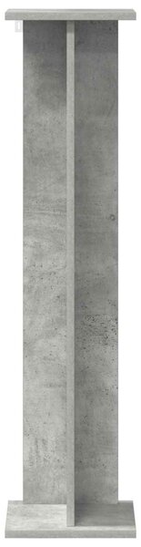 Növényállvány 2 db Beton Szürke 25 x 25,5 x 100,5 cm Mérnöki fa