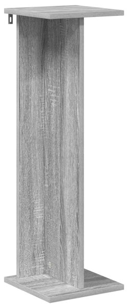 Növényállvány 2 db Szürke Sonoma 25 x 25,5 x 80,5 cm Mérnöki fa