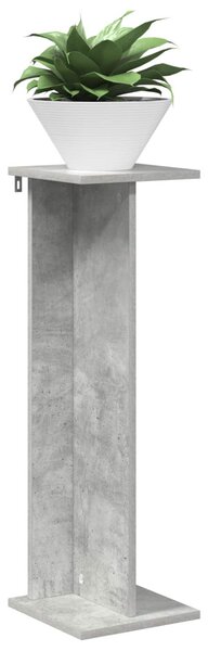 Növényállvány 2 db Beton Szürke 25 x 25,5 x 80,5 cm Mérnöki fa