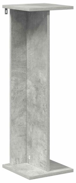 Növényállvány 2 db Beton Szürke 25 x 25,5 x 80,5 cm Mérnöki fa