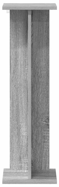 Növényállvány 2 db Szürke Sonoma 25 x 25,5 x 80,5 cm Mérnöki fa