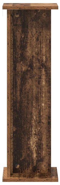 VidaXL Növényállvány 2 pcs Öreg fa 25 x 25,5 x 80,5 cm Mérnöki fa