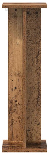 VidaXL Növényállvány 2 pcs Öreg fa 25 x 25,5 x 80,5 cm Mérnöki fa