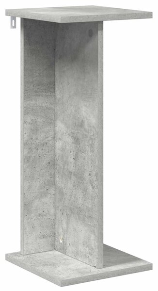 Növényállvány 2 db Beton Szürke 25 x 25,5 x 60,5 cm Mérnöki fa