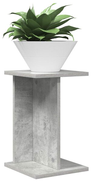 Növényállvány Beton Szürke 25 x 25,5 x 40,5 cm Mérnöki fa