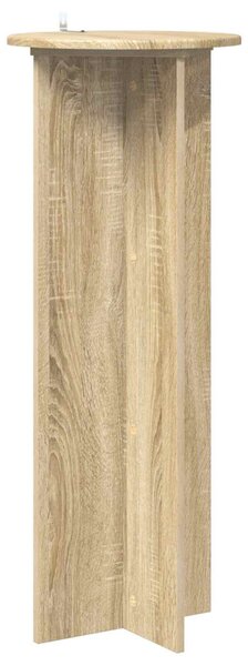 Növényállvány 2 db Sonoma Tölgy Ø40 x 100 cm Szerelt Fa