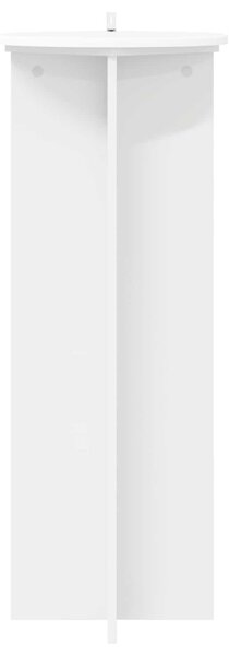 Növényállvány 2 db Fehér Ø40 x 100 cm Szerelt Fa