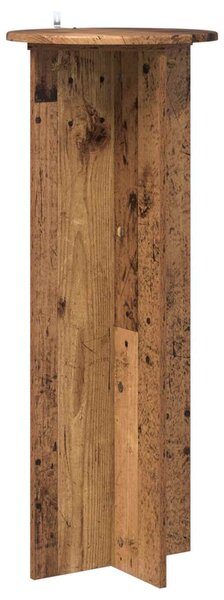 Növényállvány 2 db Antik Fa Ø40 x 100 cm Szerelt Fa