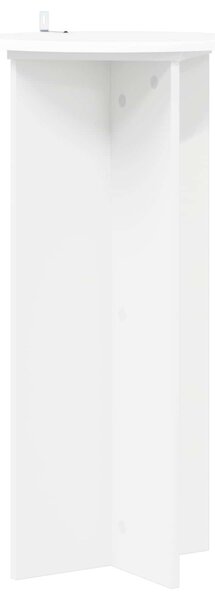 Növényállvány 2 db Fehér Ø40 x 80 cm Szerelt Fa