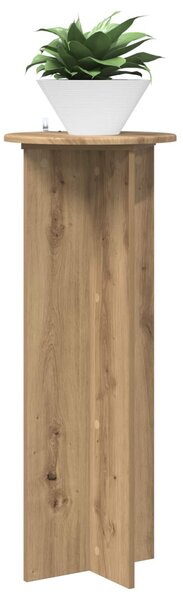 Növényállvány 2 db Kézműves Tölgy Ø40 x 100 cm Szerelt Fa