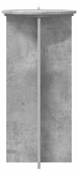 Növényállvány 2 db Betonszürke 40 x 40 x 80 cm Szerelt Fa