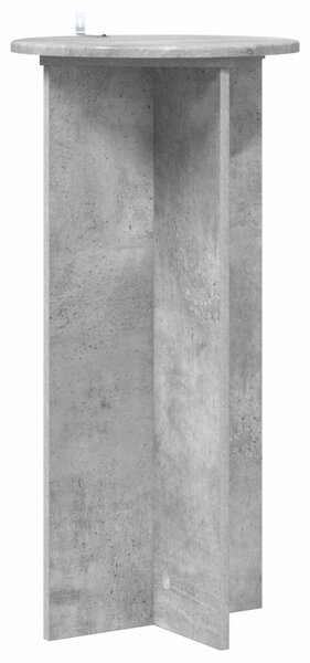 Növényállvány 2 db Betonszürke 40 x 40 x 80 cm Szerelt Fa