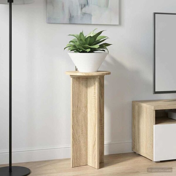 Növényállvány 2 db Sonoma Tölgy 29,5 x 29,5 x 60 cm Szerelt Fa