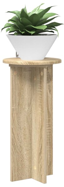 Növényállvány 2 db Sonoma Tölgy 29,5 x 29,5 x 60 cm Szerelt Fa