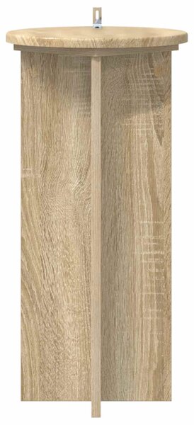 Növényállvány 2 db Sonoma Tölgy 29,5 x 29,5 x 60 cm Szerelt Fa
