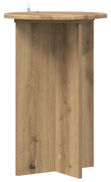 Növényállvány 2 db Kézműves Tölgy Ø40 x 60 cm Szerelt Fa
