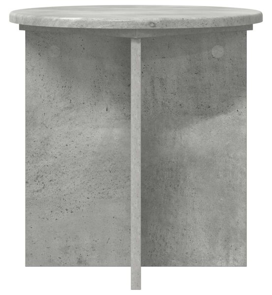 Növényállvány 2 db Betonszürke 40 x 40 x 40 cm Szerelt Fa